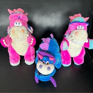 Vintage 1987 Be Mores Hasbro Dinosaur Toys